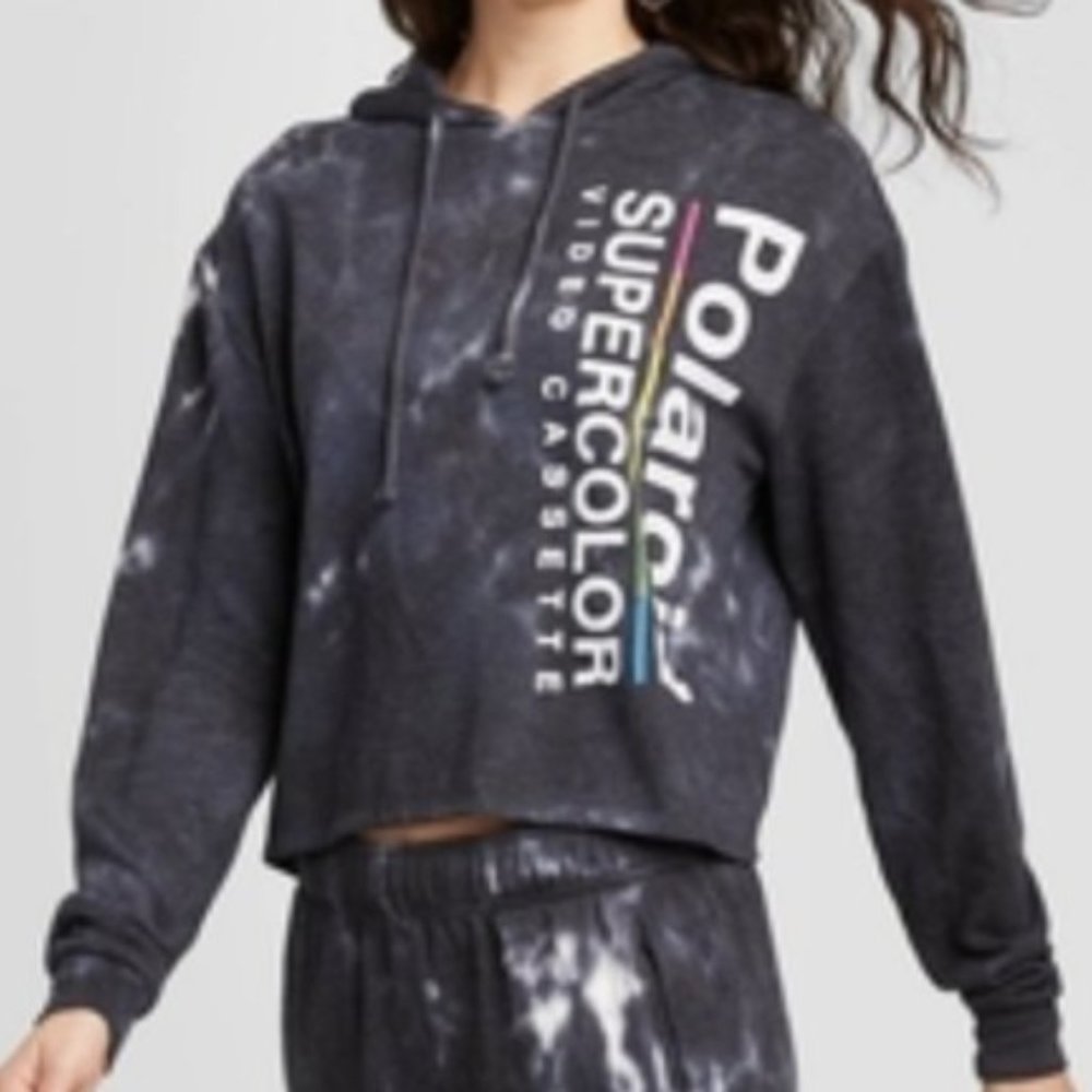 Women's Polaroid Tie Dye Hoodie Size XS